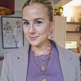 Ketting Kralen Pink Cloud