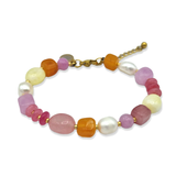 Armband Kralen Pink Cloud