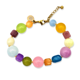 Armband Kralen Rainbow Bubbles