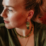 Oorbellen Matcha Green Pebbles