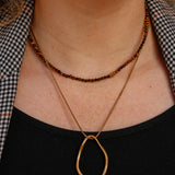 Ketting Tiger Eye Faceted Mini Beads