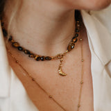 Ketting Tiger Eye Pebble Stones