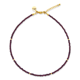 Ketting Burgundy Little Beads