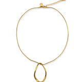Ketting Golden Organic charm