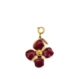 Hanger Flower Form Merlot Red