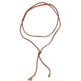 Ketting Cord Terracotta Tie
