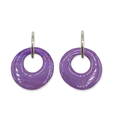 Oorbellen Purple Lime Aurora Circle