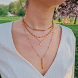 Ketting Shimmer Topaz oranje