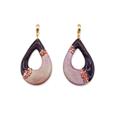 Oorbellen Purple Pink Drops