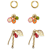 Oorbellen Fruit Harvest 3-in-1