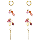 Oorbellen Pink Cloud 4-in-1