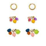 Oorringen Rainbow Bubbles