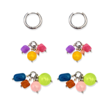 Oorringen Rainbow Bubbles