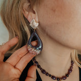 Oorbellen Purple Drops