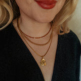 Ketting Apricot Faceted Mini