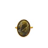 Ring Olive Stone Oval