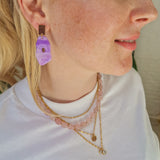 Ketting Light Pink Stone