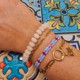 Armband Candy Latte White