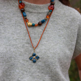 Ketting Cord Terracotta Tie