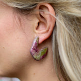 Marble Edge Hoops