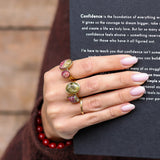 Ring Olive Stone Oval