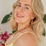 Oorbellen Kralen Warm Summer night