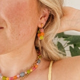 Oorbellen Kralen Warm Summer night