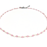 Ketting Shimmer Rose quartz