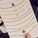 Ketting Shimmer Rose quartz