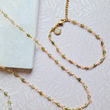 Ketting Shimmer Peridot groen