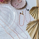 Ketting Shimmer Rose quartz