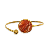 Armband Cuff Sunset Carnelian