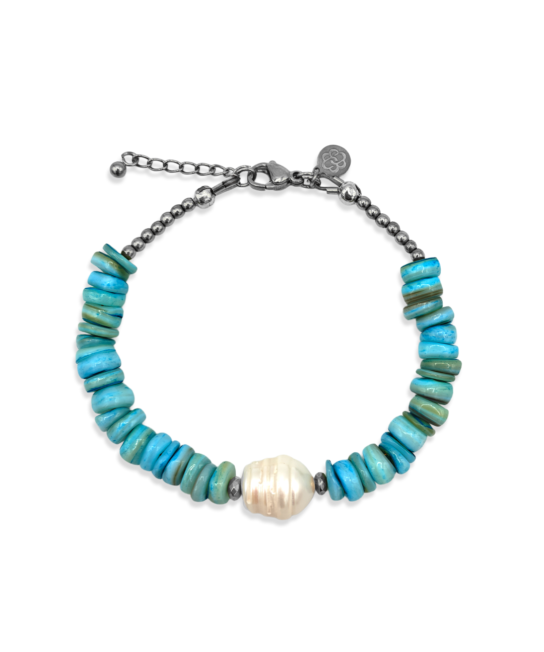 Armband Sunset Heat Turquoise Shell Pearl