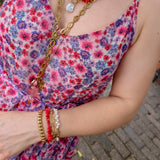 Armband Sunset Heat Red Coral