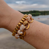 Armband Coastal Treasures Sandy Glow