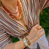 Armband Summer Glow Oval Links