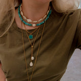 Ketting Coastal Treasures Reversible Turquoise