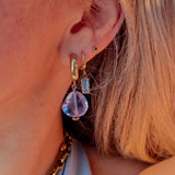 Oorbellen Summer Heat Blue Glass