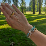 Handchain Sunset Heat Turquoise