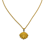 Ketting Summer Glow Golden Scallop