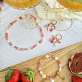 Ketting Kralen Pink Cloud