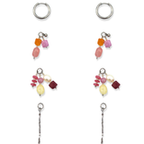 Oorbellen Pink Cloud 4-in-1