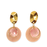 Oorbellen Light Pink Marble Glow