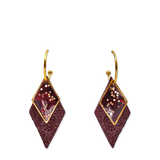 Oorbellen Merlot Glitter Diamond