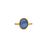 Ring Blue Lace Agate Mini