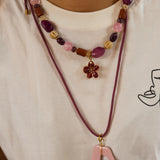 Ketting Rose Clay