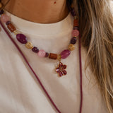 Ketting Rose Clay