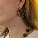 Oorbellen Brown Flow