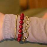 Armband Deep Red Classic