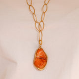 Hanger Carnelian Gold Frame